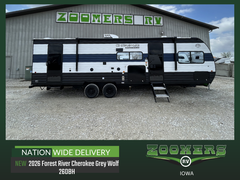 2026 Forest River Cherokee Grey Wolf 26dbh