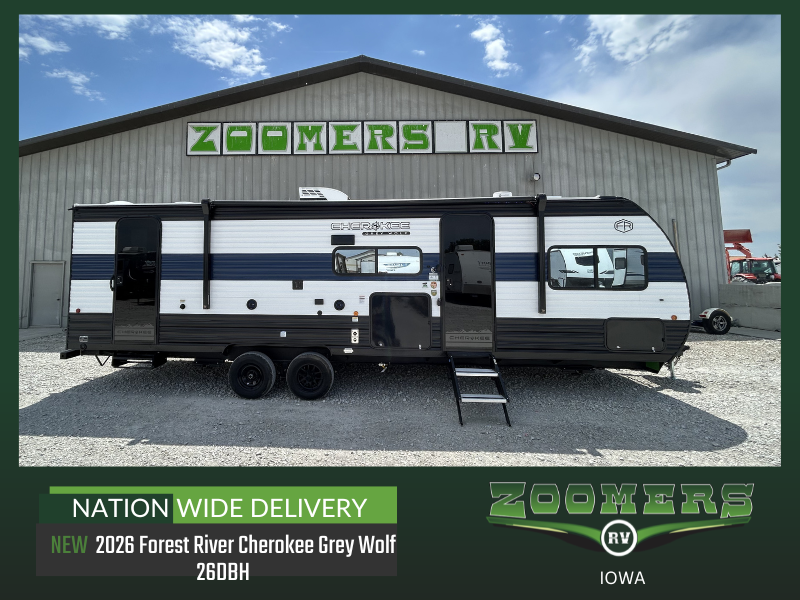 2026 Forest River Cherokee Grey Wolf 26dbh