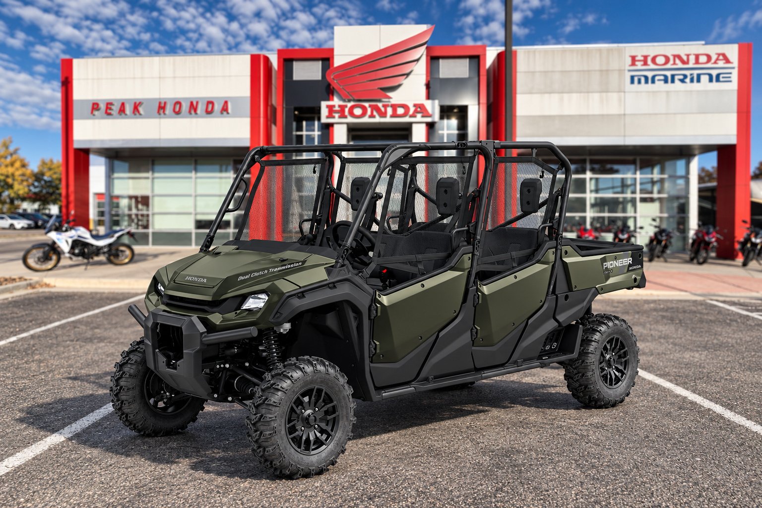2025 Honda Pioneer 1000-6 Deluxe Crew