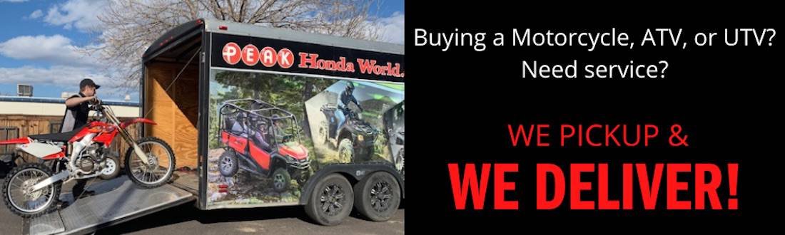 Peak Honda World - We Pickup & We Deliver!