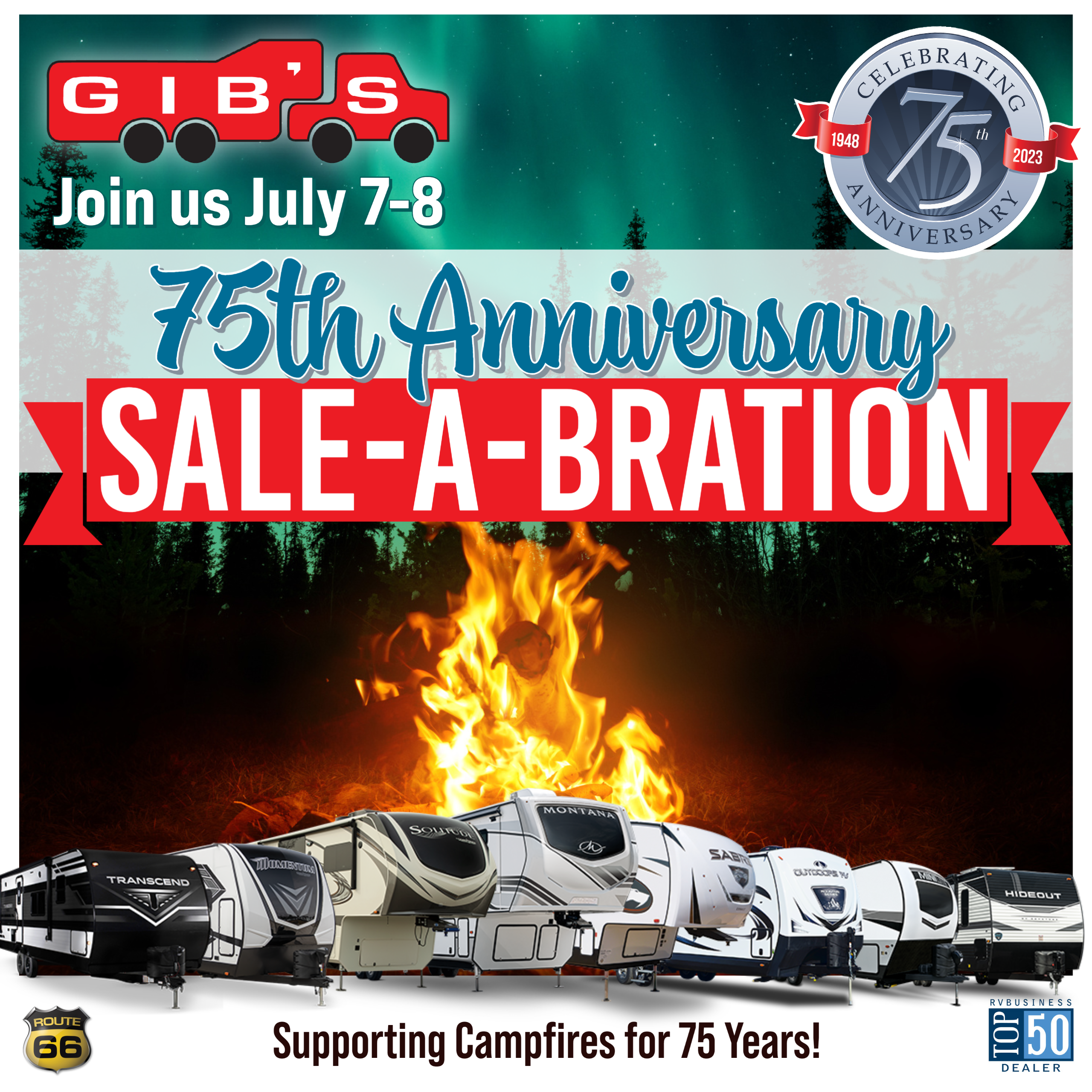 Gib's RV Superstore Celebrates 75 Years in Coos Bay