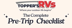 Topper’s RVs pre-trip checklist