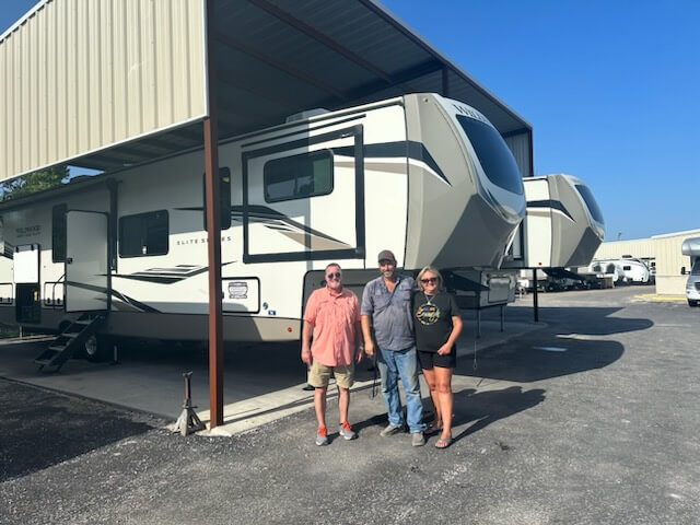 Happy campers at Topper’s RVs