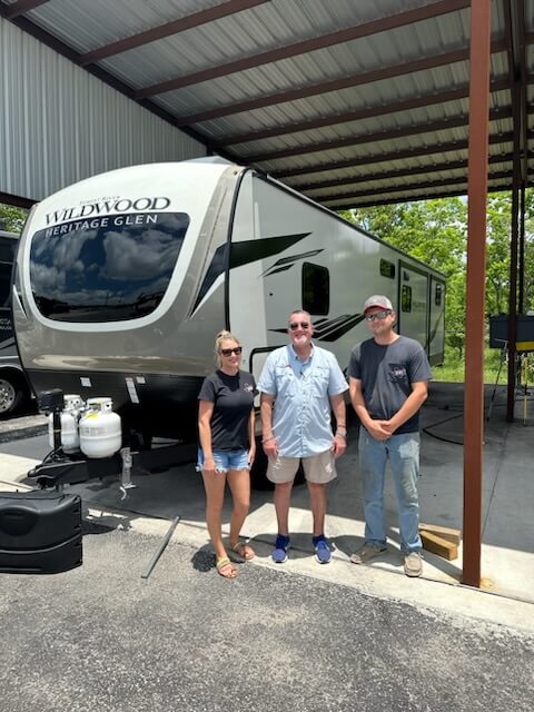 Happy campers at Topper’s RVs