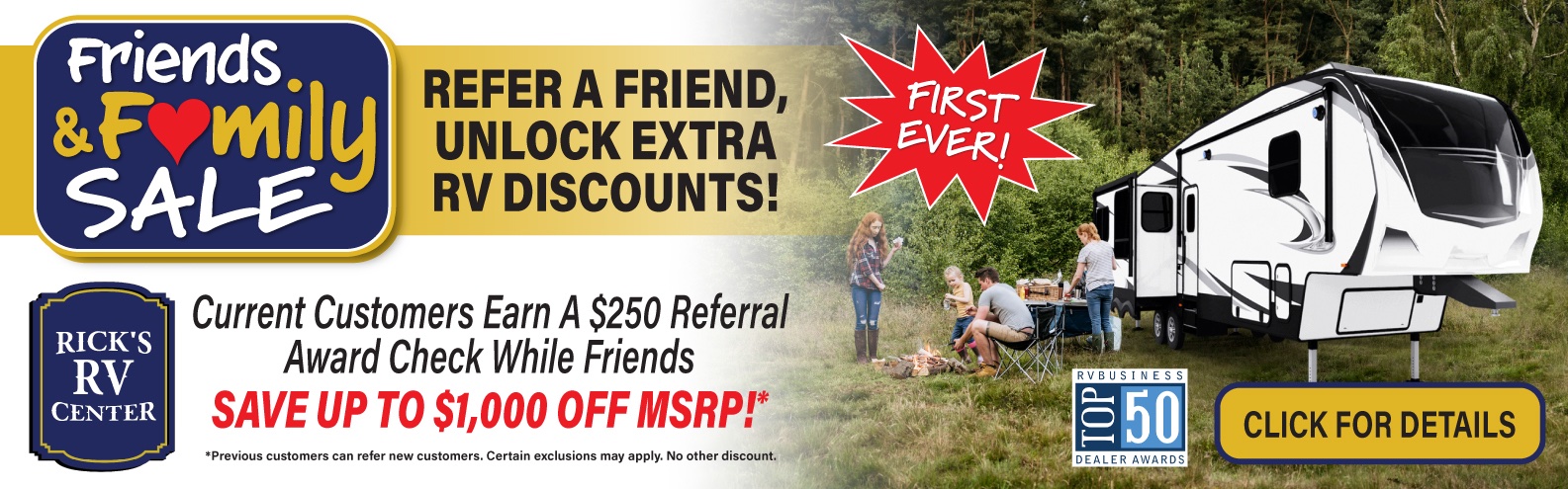 Rick's RV Center Friends and Family Event