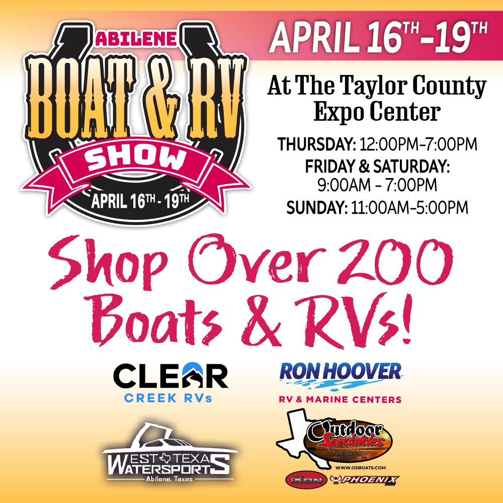 Abilene Boat & RV Show Promotion