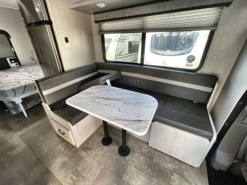 Dining area in the Coachmen Freelander