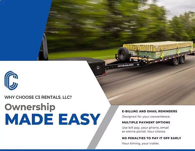 Rent-to-Own trailer – Ownership Made Easy