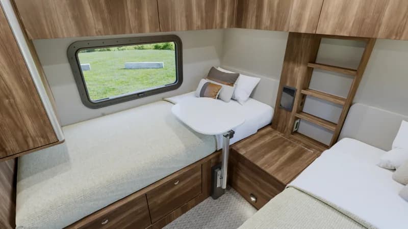 2026 Airstream Atlas 25RT interior — bed