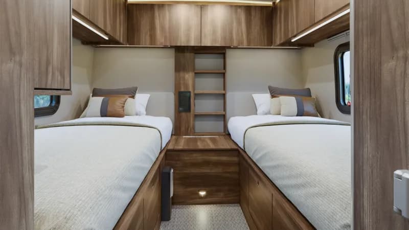 2026 Airstream Atlas 25RT interior — bed