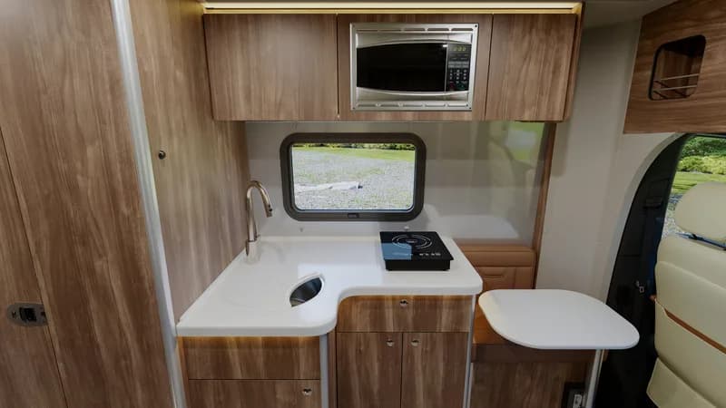 2026 Airstream Atlas 25RT interior — galley