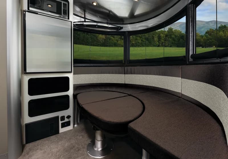 2025 Airstream Basecamp XE interior — bed