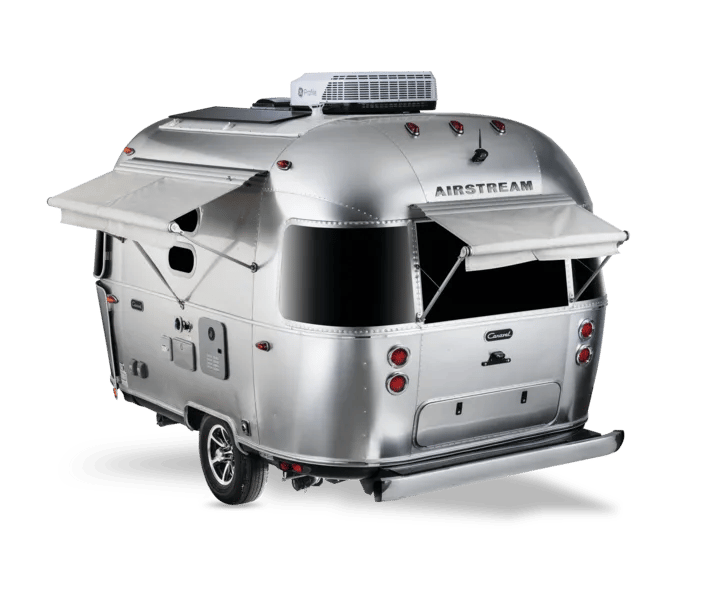 2025 Airstream Caravel 16RB studio exterior — rear