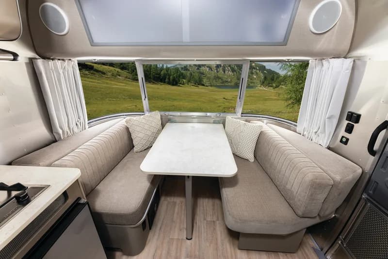 2025 Airstream Caravel interior — lounge