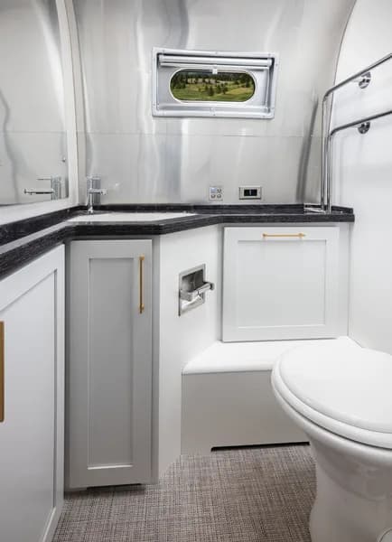 2025 Airstream Classic 28RB interior — bath