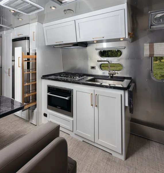 2025 Airstream Classic 28RB interior — galley