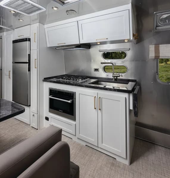 2025 Airstream Classic 28RB interior — galley