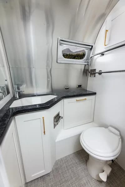 2025 Airstream Classic interior — bath