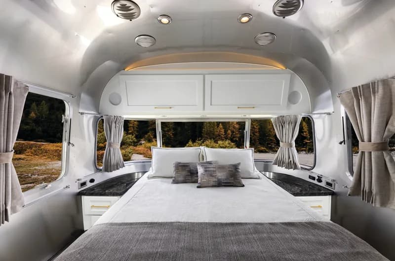 2025 Airstream Classic interior — bed