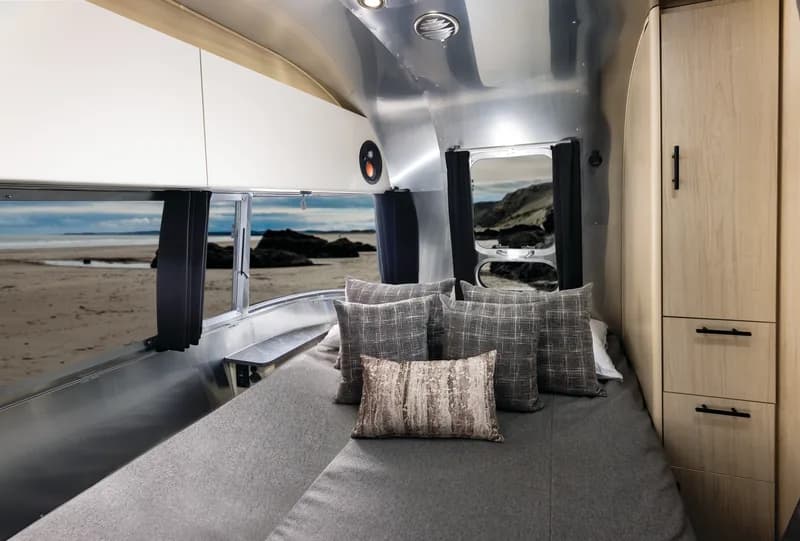 2025 Airstream Flying Cloud 25FB interior — bed