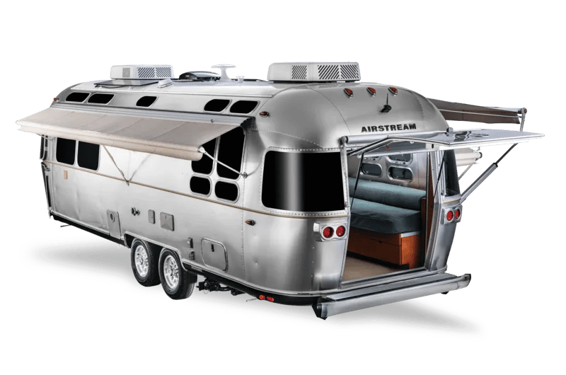 2025 Airstream Frank Lloyd Wright Usonian Limited Edition 28RB studio exterior — rear