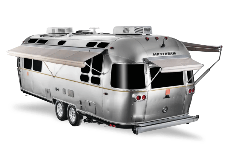 2025 Airstream Frank Lloyd Wright Usonian Limited Edition 28RB studio exterior — rear