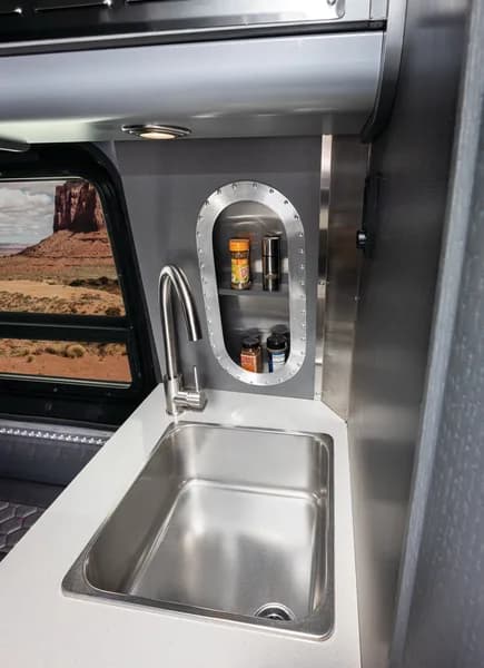 2025 Airstream Interstate 19X interior — galley
