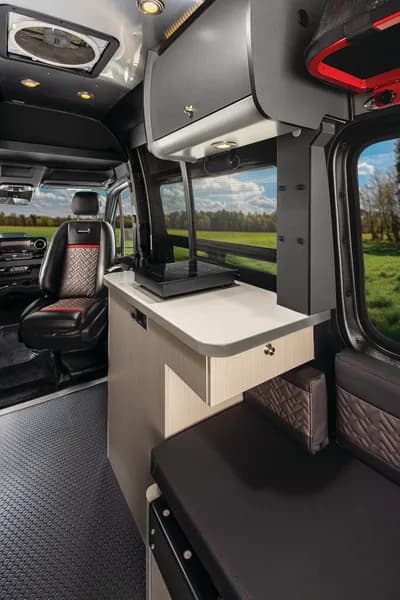 2025 Airstream Interstate 19X interior — galley