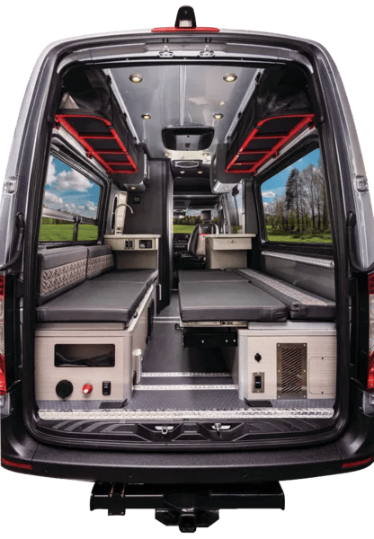 2025 Airstream Interstate 19X interior — bed