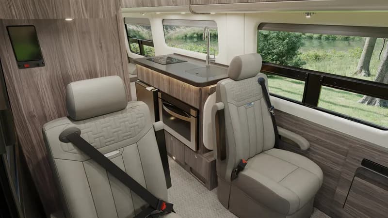 2026 Airstream Interstate 24GL interior — galley