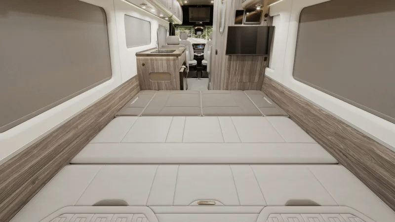 2026 Airstream Interstate 24GL interior — bed