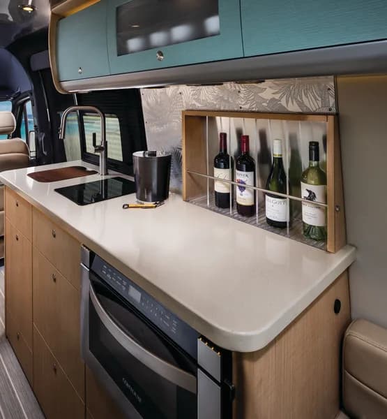 2026 Airstream Interstate 24GT interior — galley
