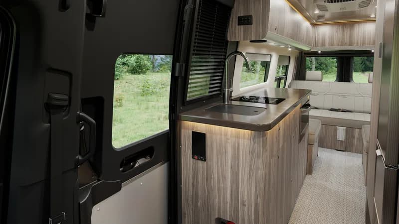 2026 Airstream Interstate 24GT interior — galley
