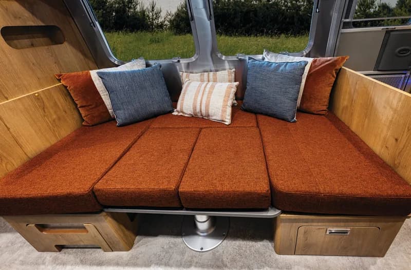 2025 Airstream Trade Wind interior — lounge