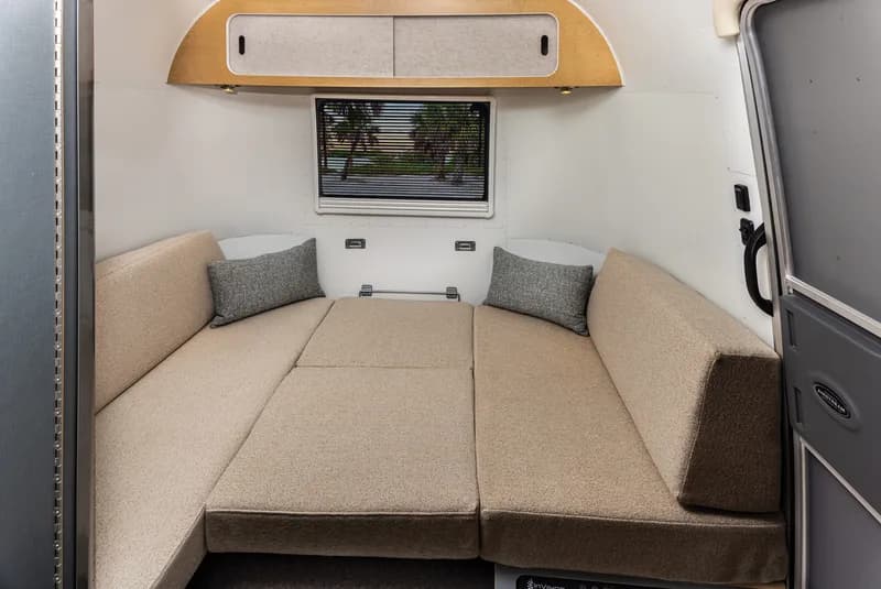 2025 Airstream World Traveler 22RB interior — lounge