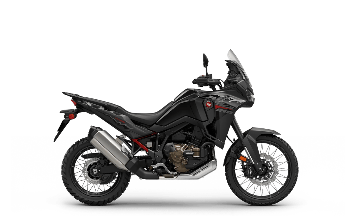 2025 Honda Africa Twin DCT in Matte Black Metallic