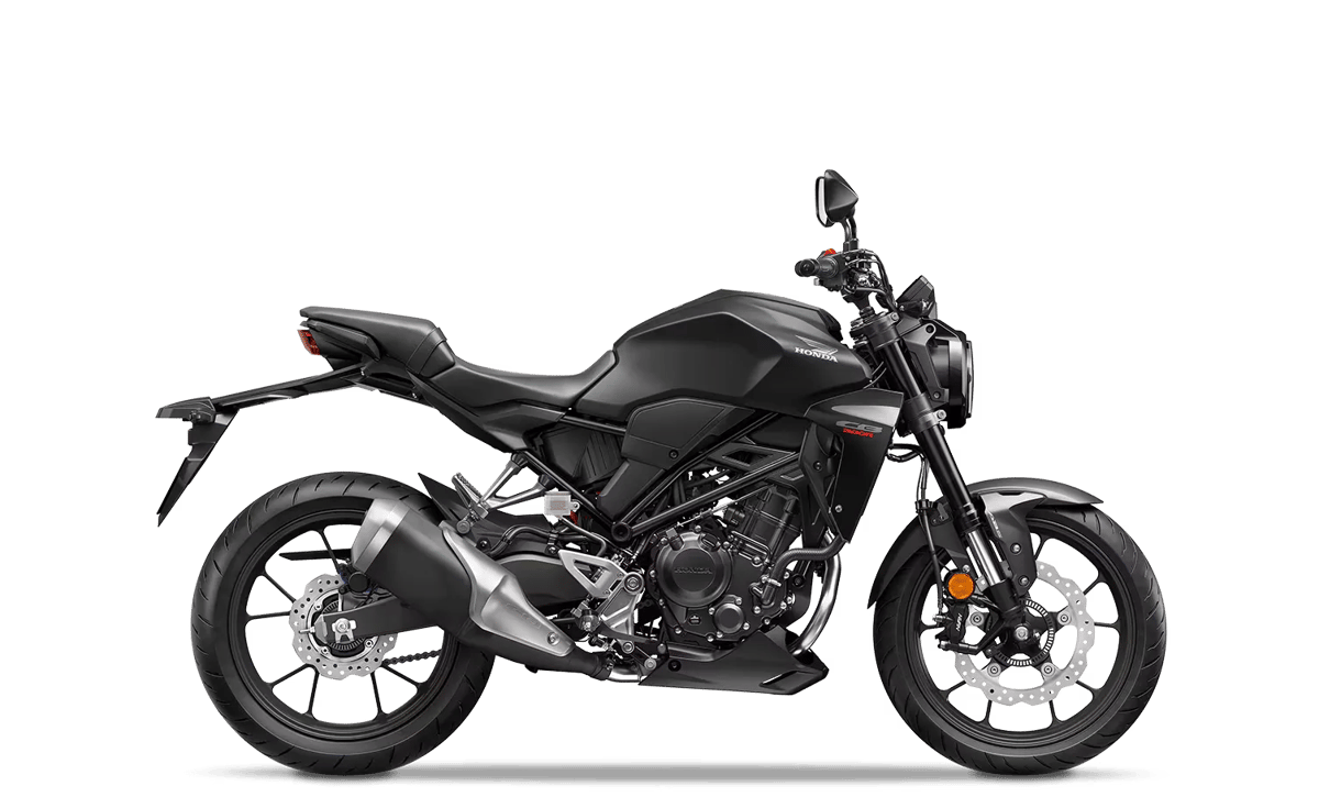 2025 Honda CB300R in Matte Black Metallic