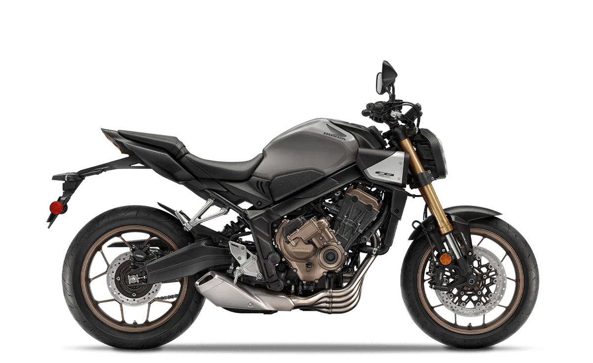 2025 Honda CB650R E-Clutch in Pearl Smoky Gray