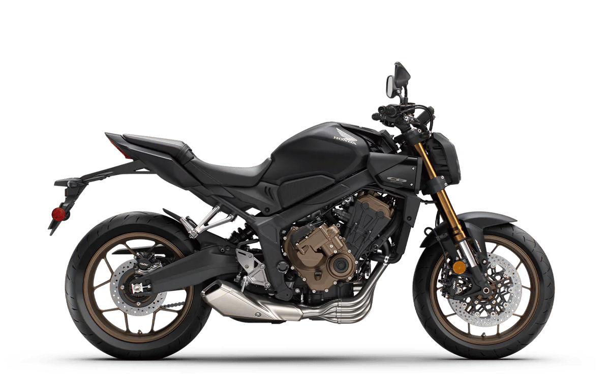 2026 Honda CB650R E-Clutch in Matte Black Metallic