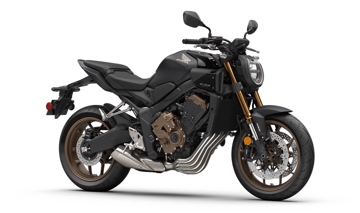 2026 Honda CB650R E-Clutch in Matte Black Metallic — gallery view