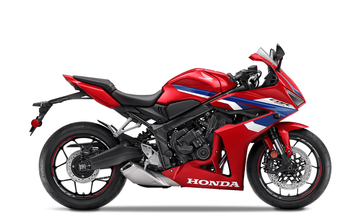 2026 Honda CBR650R E-Clutch in Grand Prix Red