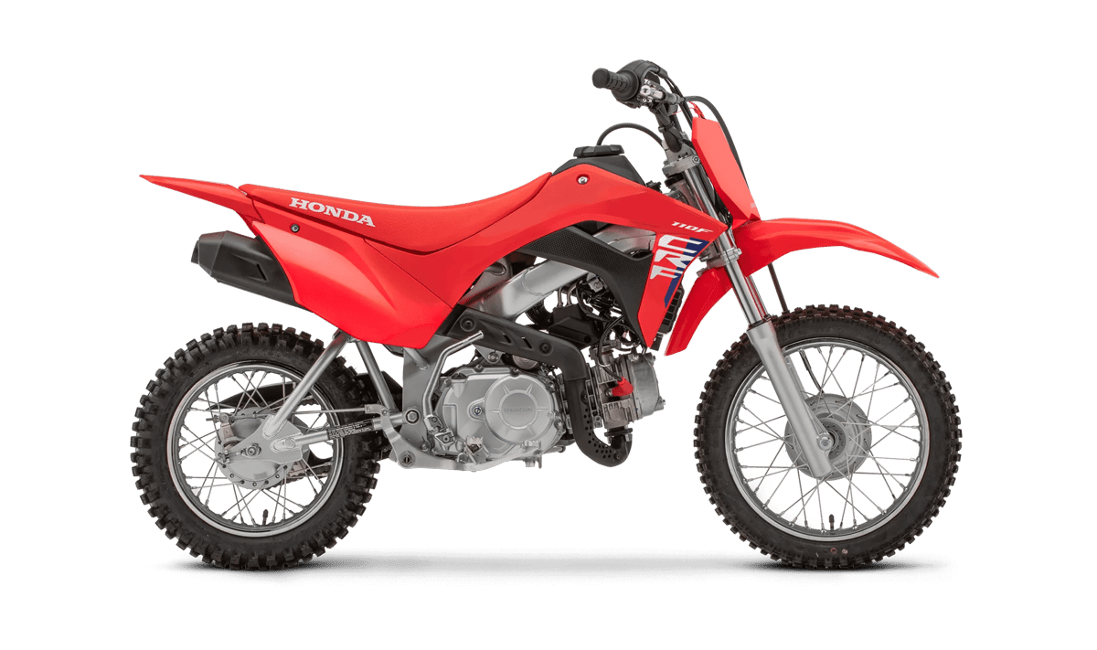 2027 Honda CRF110F in Red — gallery view