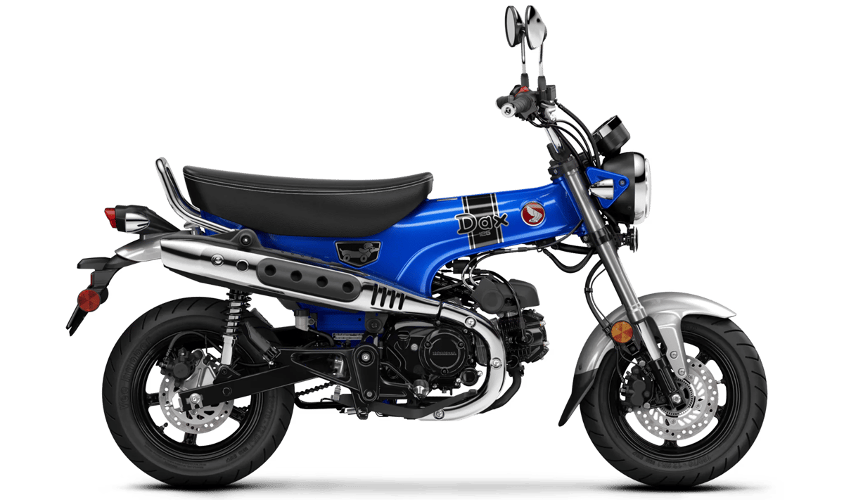 2025 Honda Dax 125 in Pearl Glittering Blue — gallery view