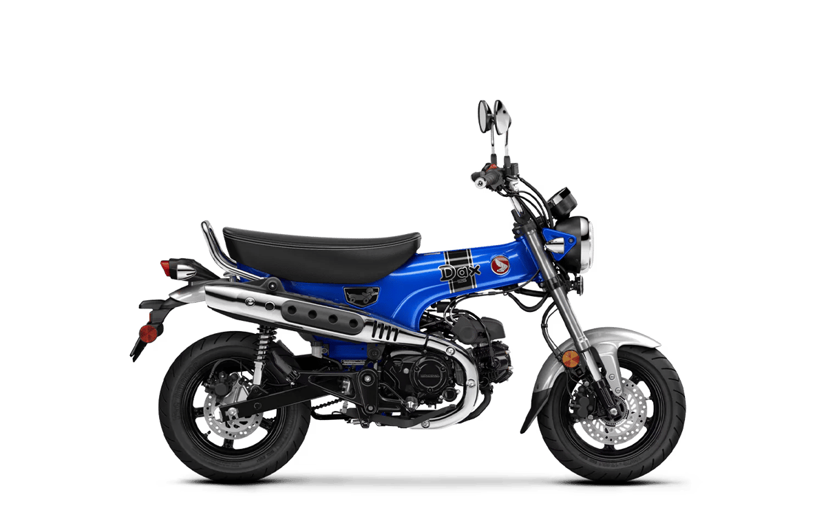 2025 Honda Dax 125 in Pearl Glittering Blue