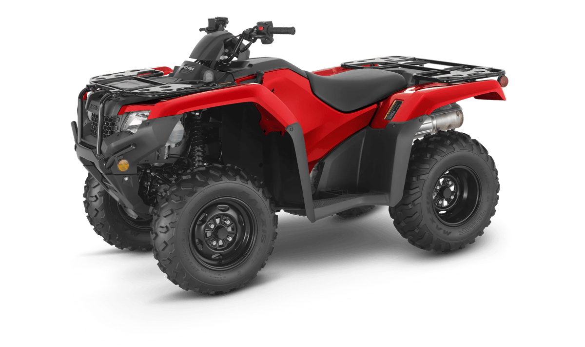 2027 Honda FourTrax Rancher 4x4 in Hero Red — gallery view