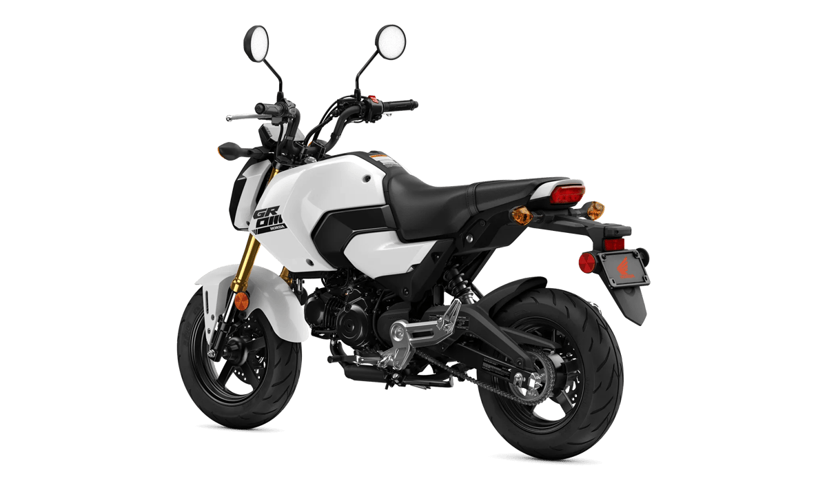 2026 Honda Grom ABS in Pearl White — gallery view