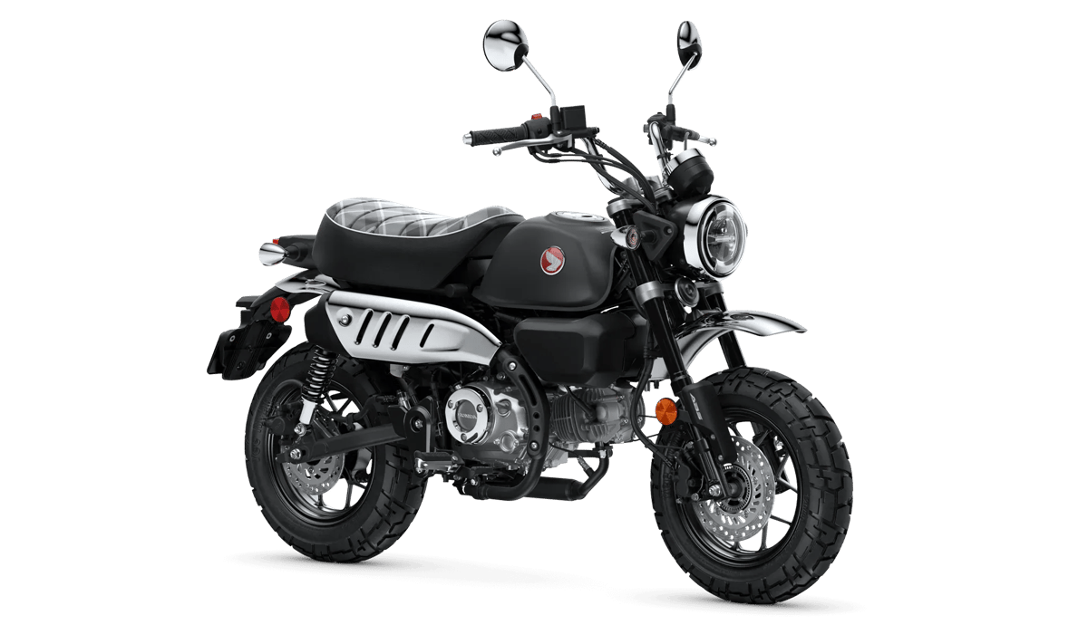 2026 Honda Monkey in Matte Black Metallic — gallery view