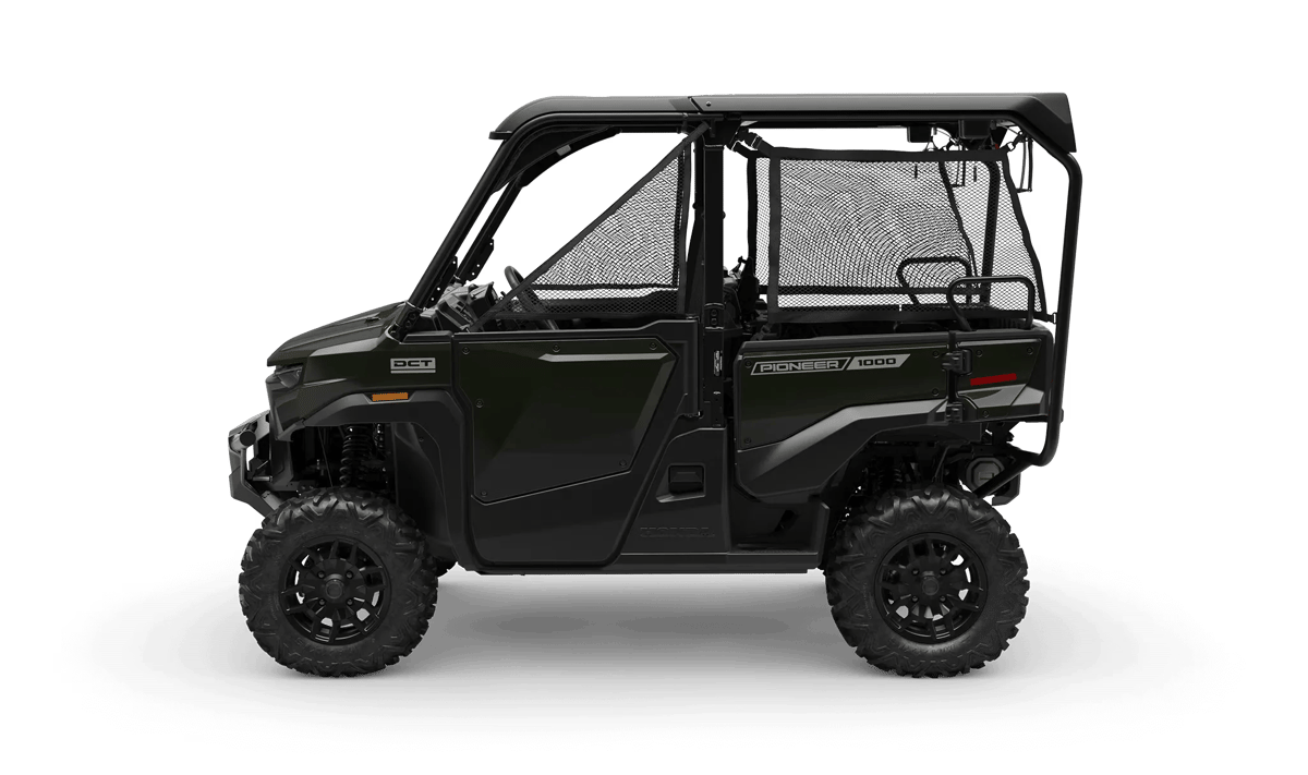 2026 Honda Pioneer 1000-5 Deluxe in Black Forest Green — gallery view