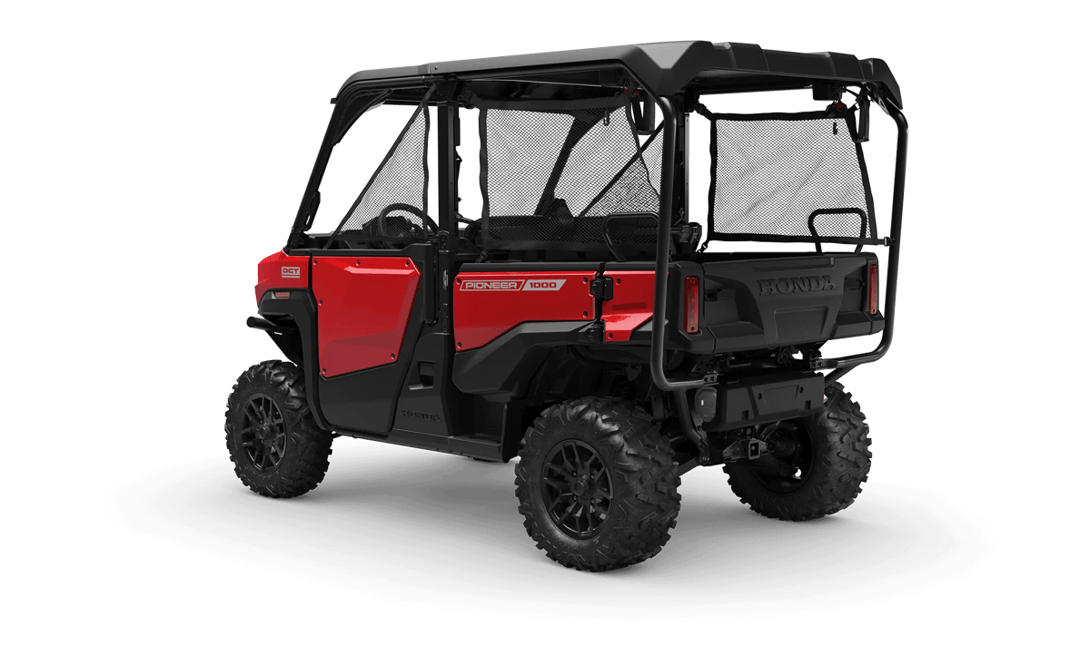 2026 Honda Pioneer 1000-5 Deluxe in Hero Red — gallery view