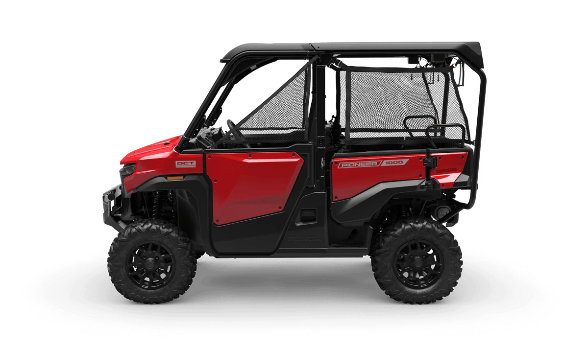 2026 Honda Pioneer 1000-5 Deluxe in Hero Red — gallery view